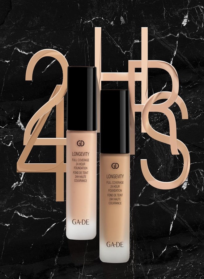 GA-DE Longevity Full Coverage 24 Hour Foundation, 550 - Weightless, Ultra-Soft Cream Foundation, Face Makeup for Natural Matte Look - 1.01 oz - Image 4
