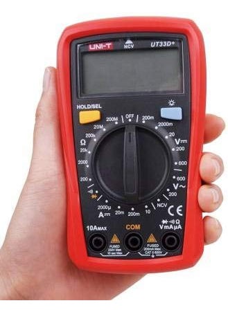 UNIT UT33D Digital Palm Multimeter with NCV 2m Drop Tested