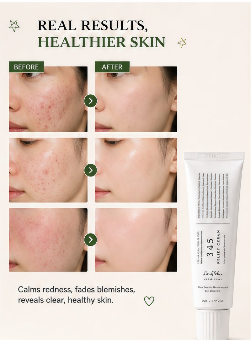 Dr.Althea 345 Relief Cream - Soothing Face Moisturizer with Niacinamide & Panthenol | Blemish Care, Hydration & Redness Relief | Vegan Korean Skincare for All Skin Types | 50ml - Image 2