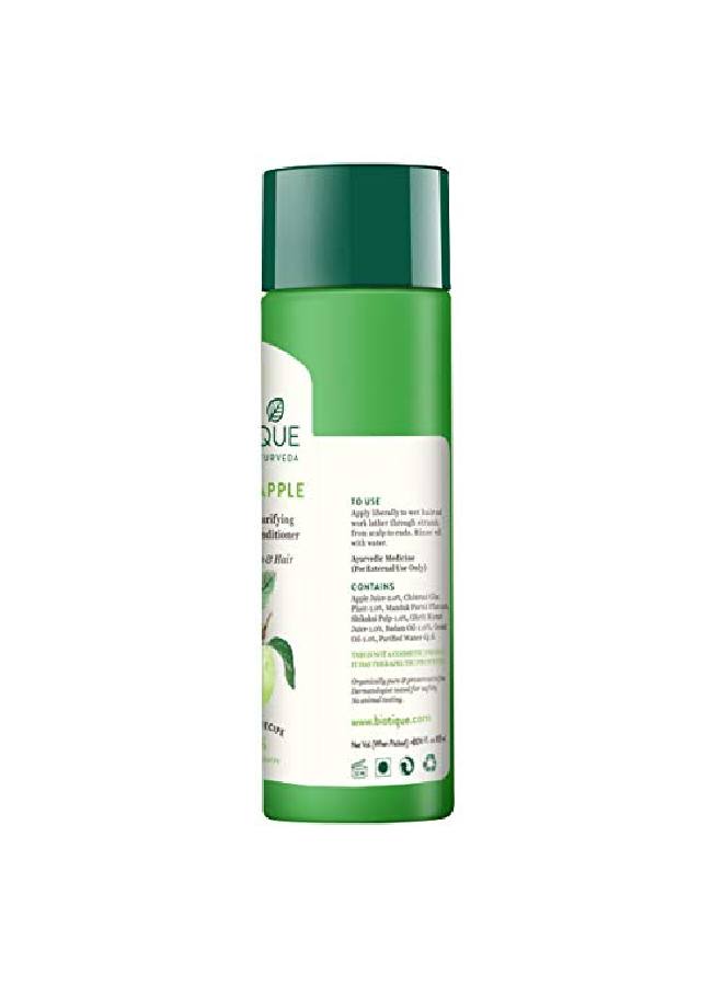Biotique Green Apple Shine & Gloss Shampoo & Conditioner For Glossy Healthy Hair 190 Ml - Image 5