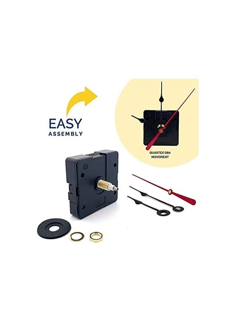 Wall clock machine with hand set