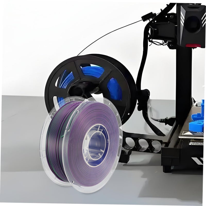 3D Printer Filament 1 75mm 1kg Flexible High Precision Printing Material Satin Blue Green Purple - Image 5