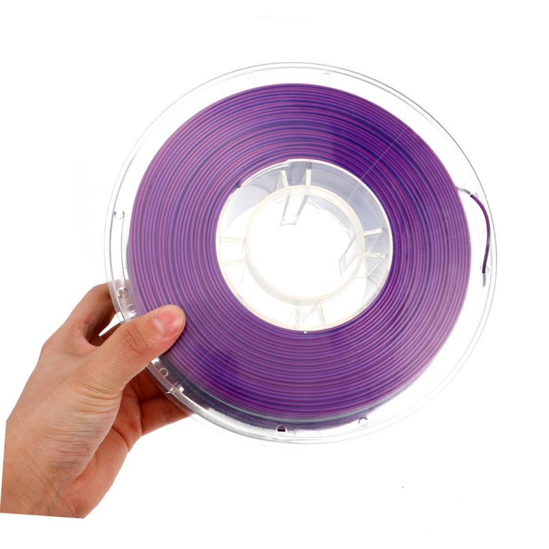 3D Printer Filament 1 75mm 1kg Flexible High Precision Printing Material Satin Blue Green Purple - Image 4