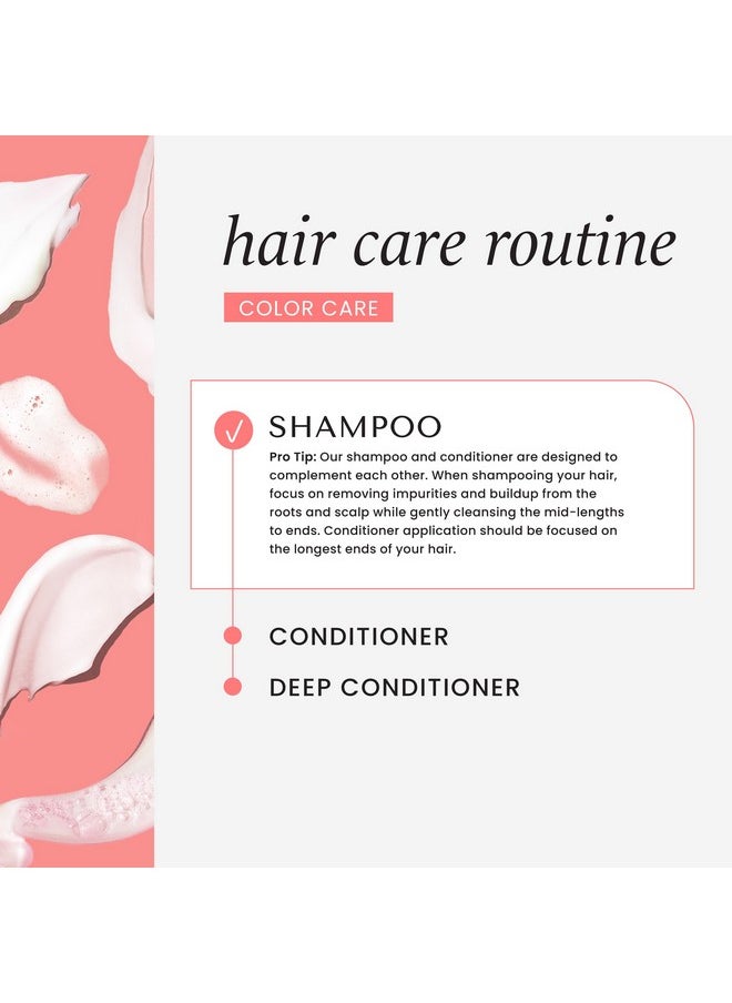HASK - Color Care Shampoo + Conditioner - 355Ml*2 | Maintains Color & Shine | With Rose Oil & Peach | Free Of Sulphates & Parabens - Image 1