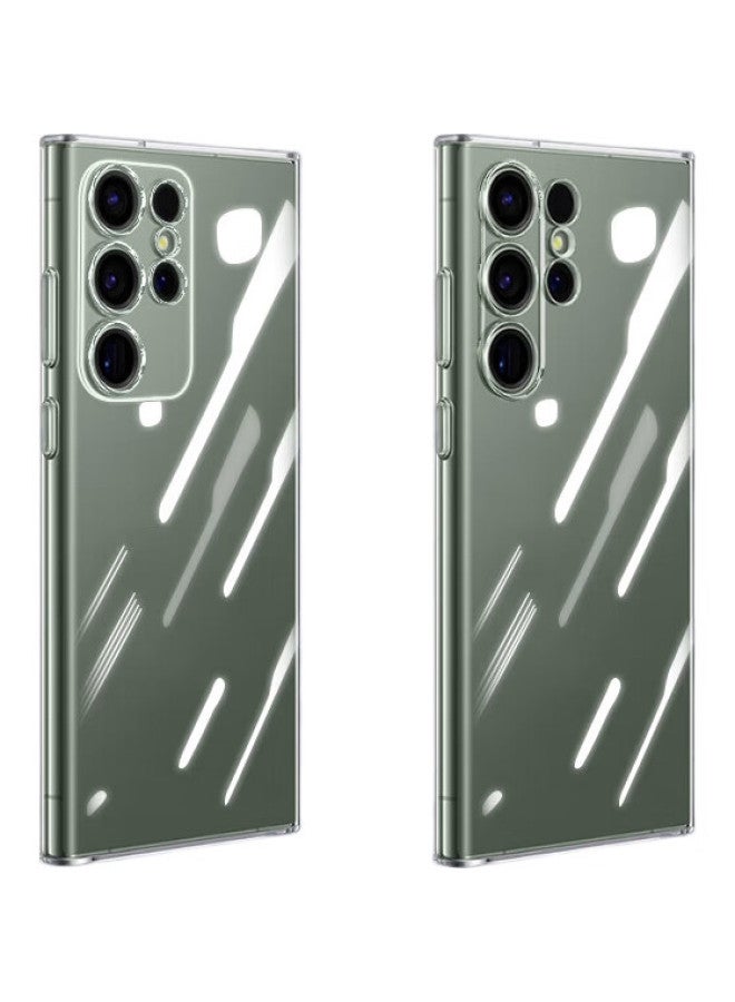Langling, Suitable For Samsung S23 Ultra Phone Case, Samsung S23 Ultra Protective Cover, Full Lens Protection, Transparent Skin-Friendly Silicone, Shockproof, Ultra-Thin, Simple Style, Soft Case - Image 1