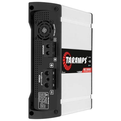 Taramp's Taramps HD 3000 0.5 Ohm White 1 Channel 3000 Watts RMS MAX Full Range Car Audio Monoblock LED Monitor Indicator Class D Amplifier Crossover, HD 3k - Image 2