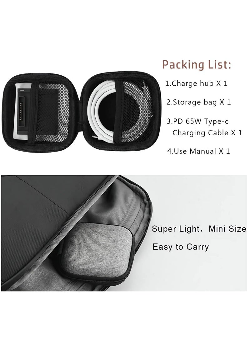 SYOSI Mavic Air 2 and Air 2S Charging Hub, Mini Portable Battery Charging with Type-c for DJI Dajiang AIR2 AIR2S Drone, MAKINGTEC UAV Intelligent Flight Battery Accessory Charging.  - Image 4