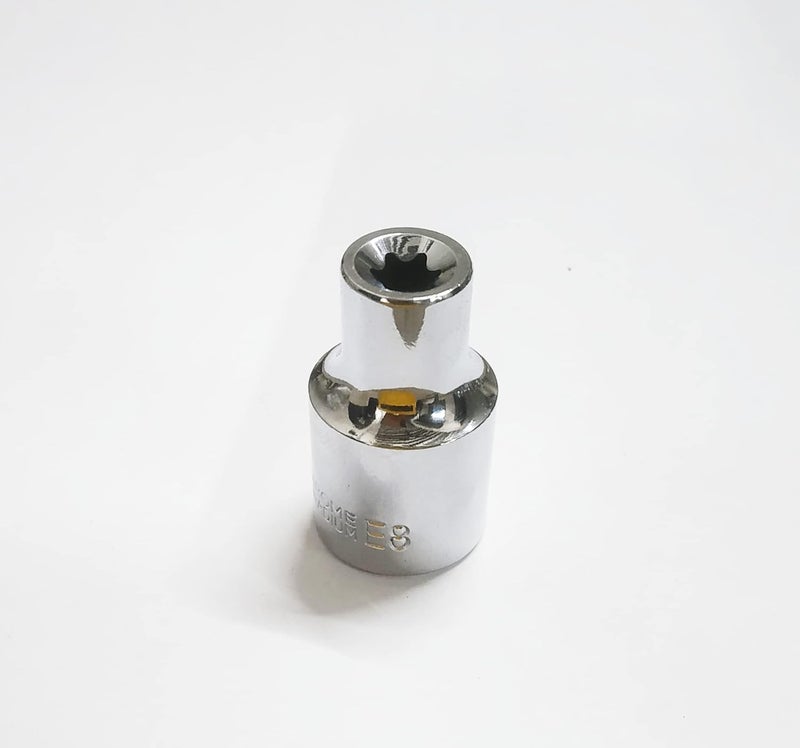4 NEX 1/2" Drive CRV Steel Hardened and Tempered Socket (E-8) - Image 2