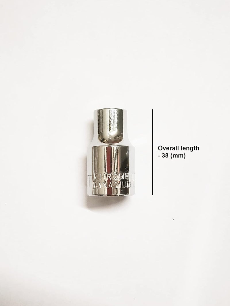 4 NEX 1/2" Drive CRV Steel Hardened and Tempered Socket (E-8) - Image 4