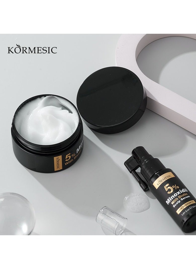 Kormesic Minoxidil Scalp Massage Cream - 100g Anti-Hair Loss Scalp Treatment  - Image 3