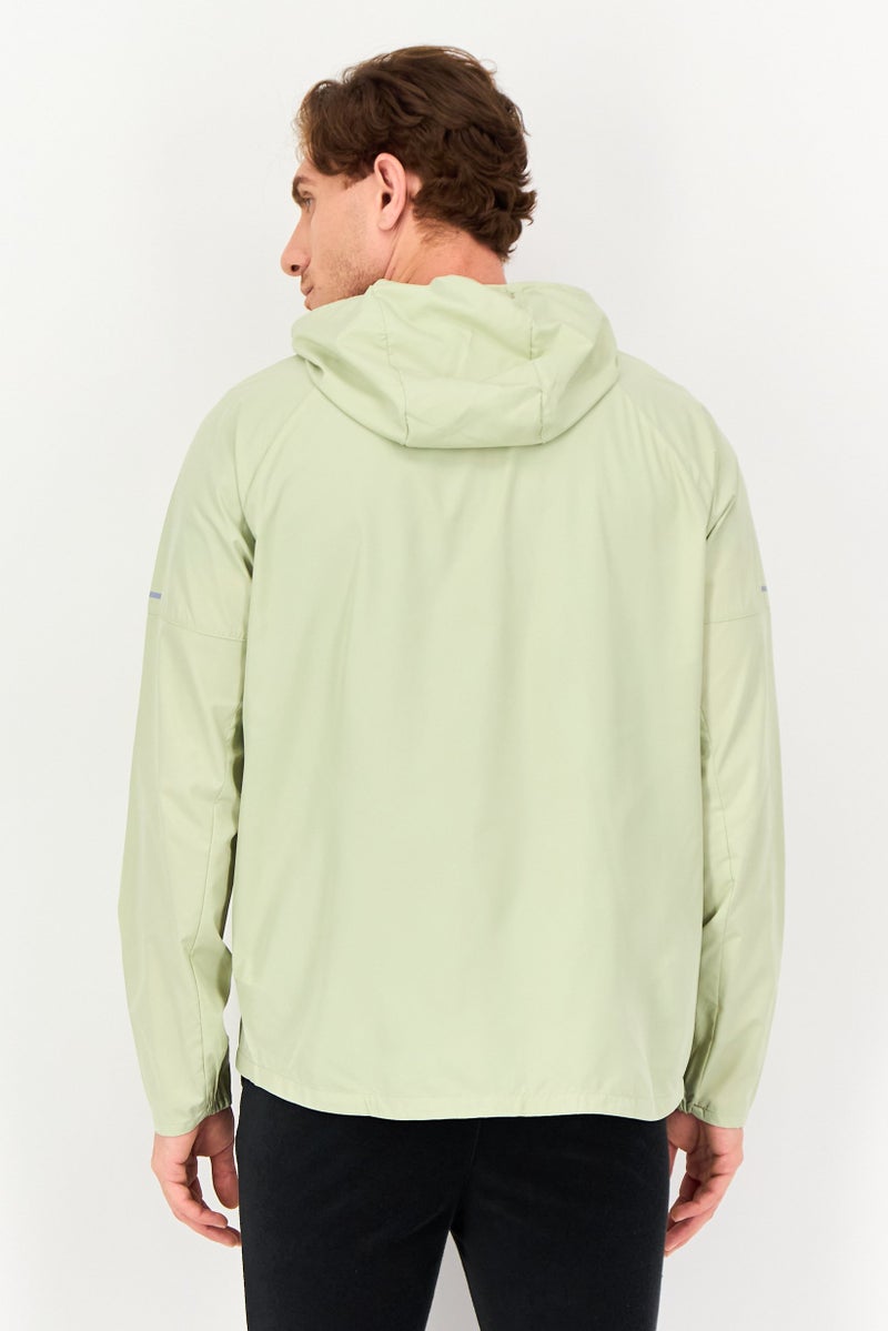 Nike Men Sportswear Fit Long Sleeve Running Jacket, Olive - Image 3