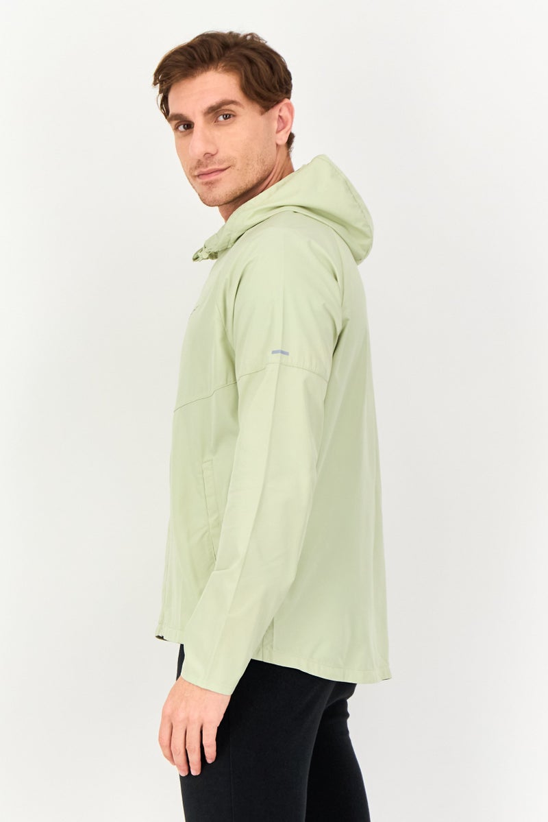 Nike Men Sportswear Fit Long Sleeve Running Jacket, Olive - Image 2