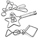 Zooshine 3 Sets Large Hard Metal Brain Teaser PuzzlesChallenging for Party GamesOffice Toy Gift for Adults and Teens - Image 2