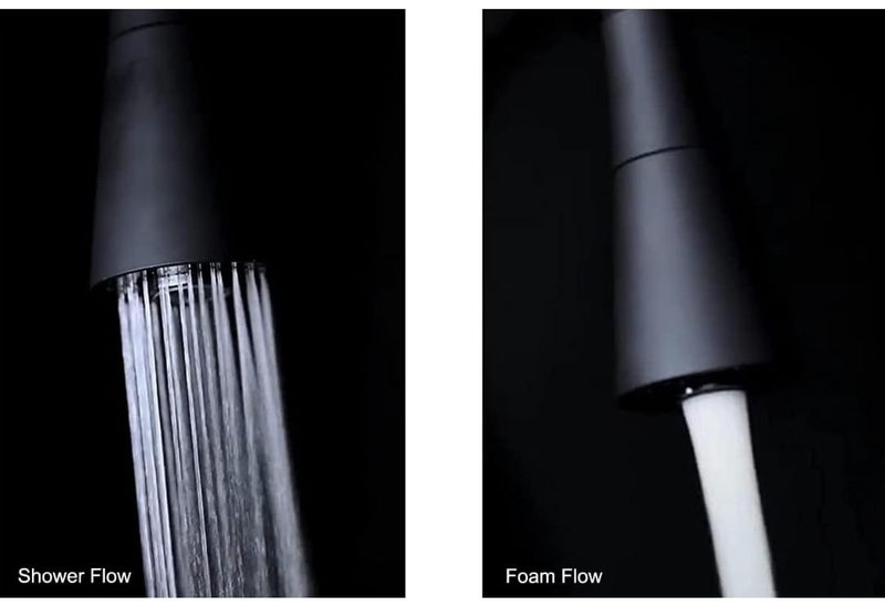 Clay Plus صنبور حوض مرن مثبت على الطاولة بتشطيب كروم على شكل عنق بجعة، مرن مع فوهة دوارة 360 درجة من السيليكون للحمام، المطبخ، الحوض، حوض الغسيل (شريط تفلون وحلقة)  - Image 4