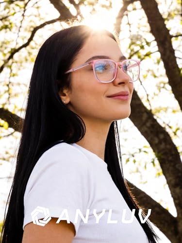 ANYLUV Blue Light Glasses for Woman Men Womens Blue Light Blocking Glasses Computer Glasses Anti Eyestrain - Image 3