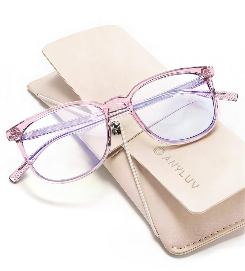 ANYLUV Blue Light Glasses for Woman Men Womens Blue Light Blocking Glasses Computer Glasses Anti Eyestrain - Image 2