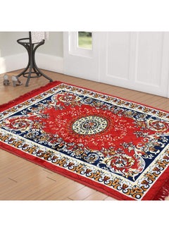 Kuber Industries Kuber Industries 4 x2 Feet Superfine Velvet Carpet|Rug|Living Room|Bedroom|Hall (Red) (Model Number: HS_36_KUBMART018354)  - Image 1