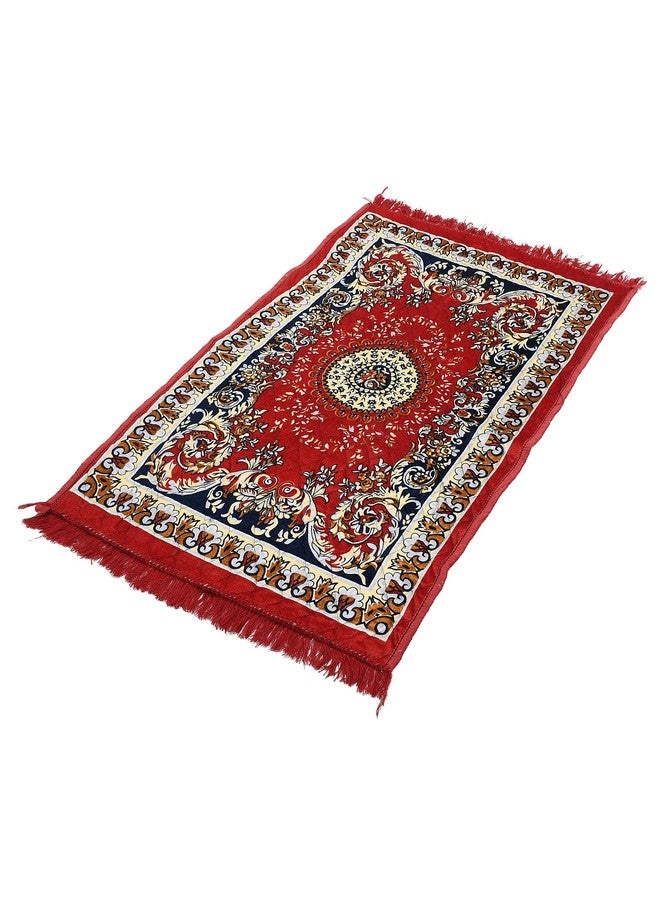 Kuber Industries 4 x2 Feet Superfine Velvet Carpet|Rug|Living Room|Bedroom|Hall (Red) (Model Number: HS_36_KUBMART018354) - Image 3