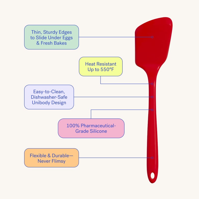 GIR: Get It Right Premium Silicone Spatula Turner (Black), Ultimate - 13 IN - Image 3