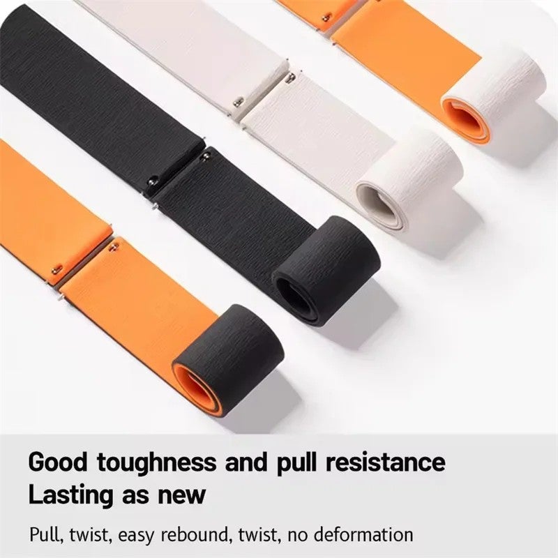 Bluejw Aibangjia 18mm 20mm 22mm Silicone Magnetic Waterproof Sport Band Replacement Strap for Huawei Watch GT6 GT5 and Garmin Watches - Image 5