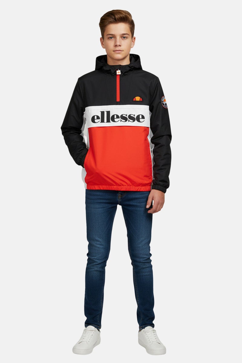 Ellesse Kids Boy Sportswear Fit Long Sleeve Outdoor Hooded Jacket, Multicolor - Image 1