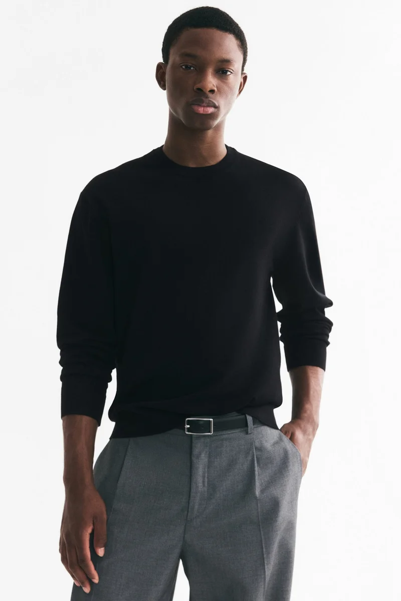 H&M Regular Fit Fine-knit jumper