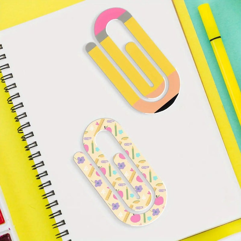 Classic Giant Paper Clips Bookmark Ideal Office School Gifts for Teachers - Image 1