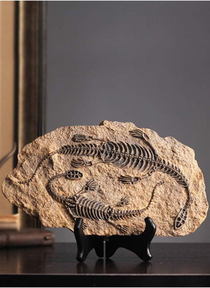 Handcrafted Dinosaur Skeleton Model - Resin Fossils Sculpture with Realistic Details, High Durability, Low Maintainance and a Perfect Home or Office Decoration