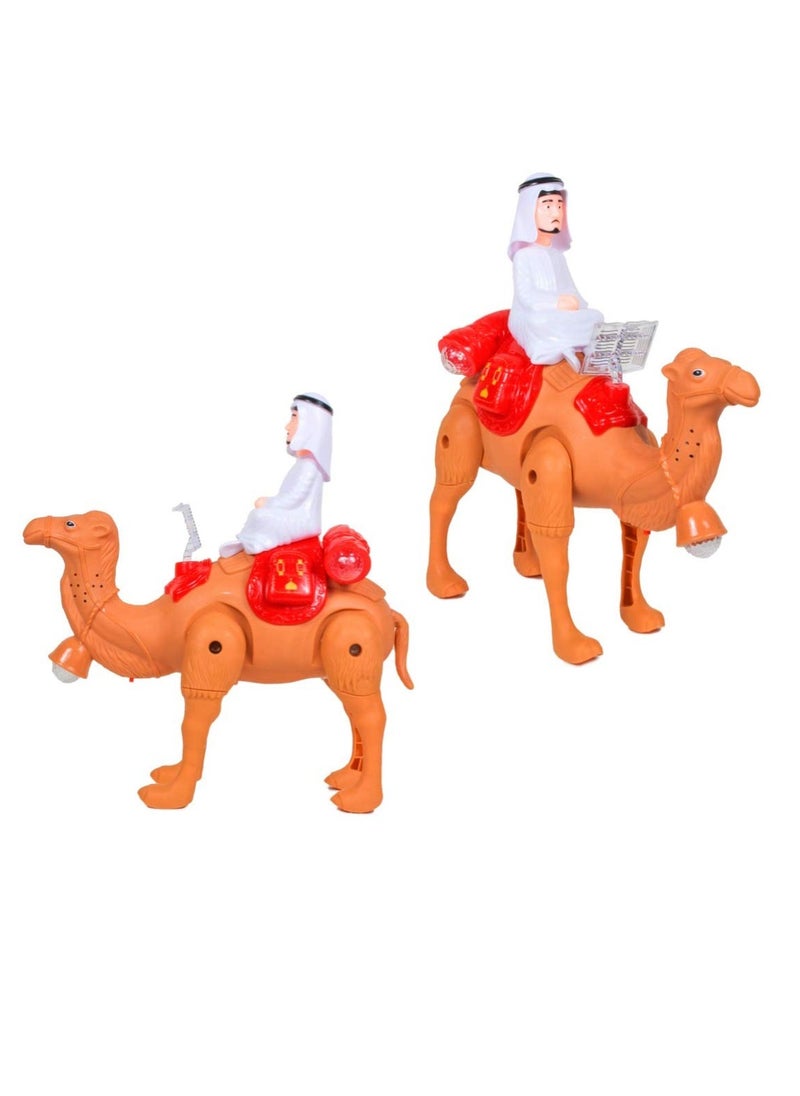 General Walking Camel with Figure Lights and Music Song Animal Toys for Kids  - Image 2