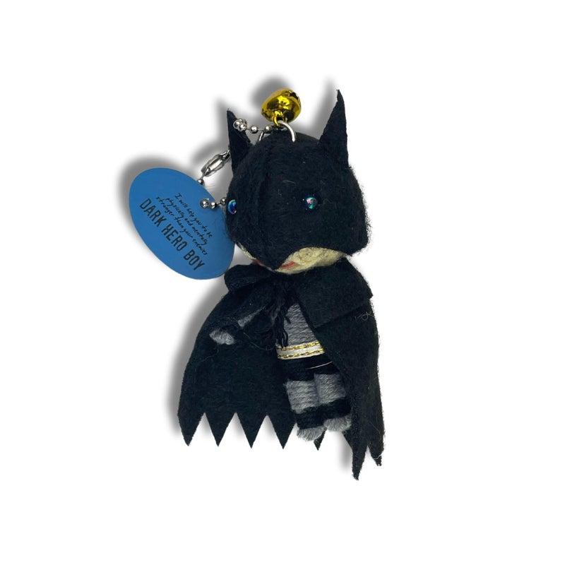 Watchover Voodoo 3Inch Dark Hero Boy Keychain  Handcrafted Gift to Bring Good Luck and Positivity Everywhere You Go