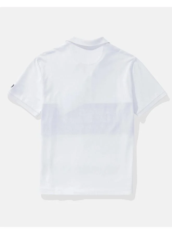 American Eagle AE Graphic Polo Shirt
