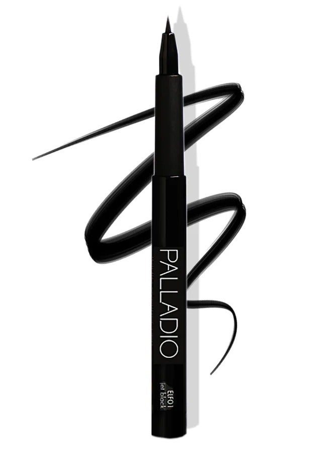 بالاديو قلم آيلاينر فلت بطرف فائق الدقة من بالاديو، ELF01 – أسود جيت - Image 1