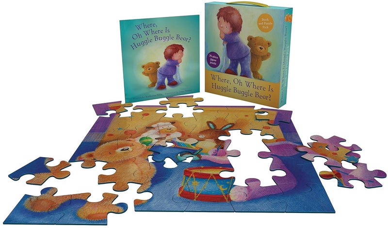 Where, Oh Where Is Huggle Buggle Bear? Book and Puzzle Pack: 36-Piece Jigsaw Puzzle  - Image 2