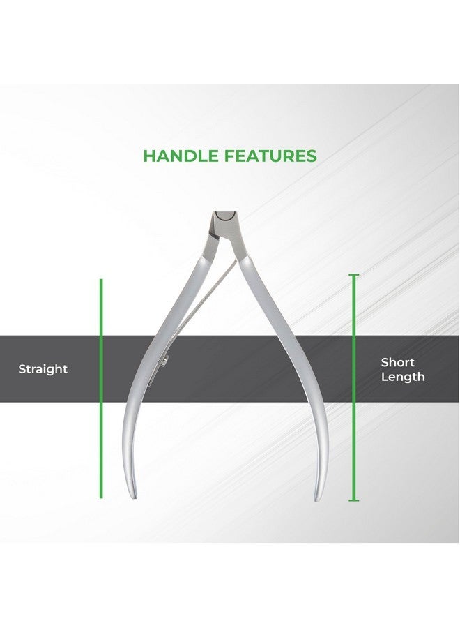 NGHIA Cuticle Nipper - D-06 Jaw 16 | Stainless Steel | Durable And Sharp | Ergonomic Design | Grey Plated | Ideal For Salons And Home Use - Image 4