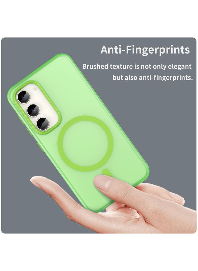 اس-توب جراب لهاتف Samsung Galaxy S23 5G MagSafe Frosted شفاف TPU + PC جراب هاتف بتغطية كاملة - Image 4