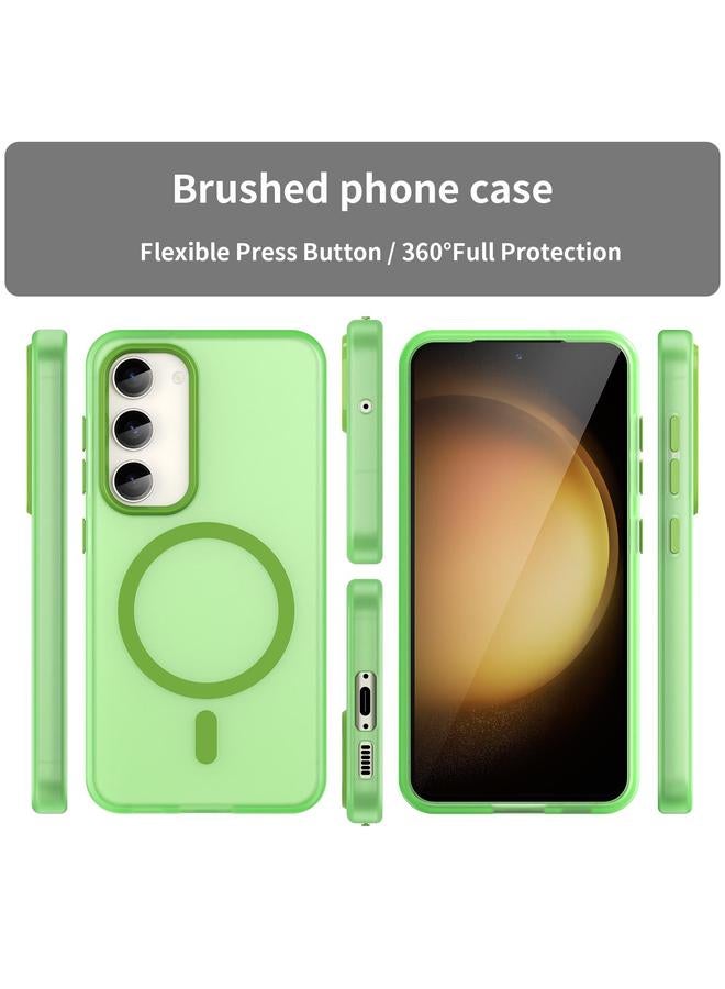 اس-توب جراب لهاتف Samsung Galaxy S23 5G MagSafe Frosted شفاف TPU + PC جراب هاتف بتغطية كاملة - Image 2