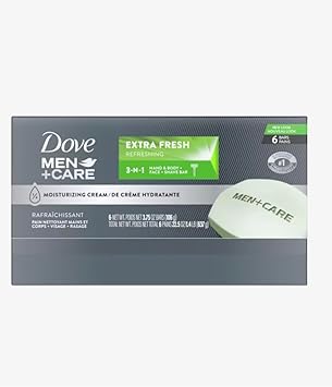 Dove صابون دوف للرجال للعناية بالجسم والوجه فائق الانتعاش 4 أونصة 6 صابون من دوف - Image 2