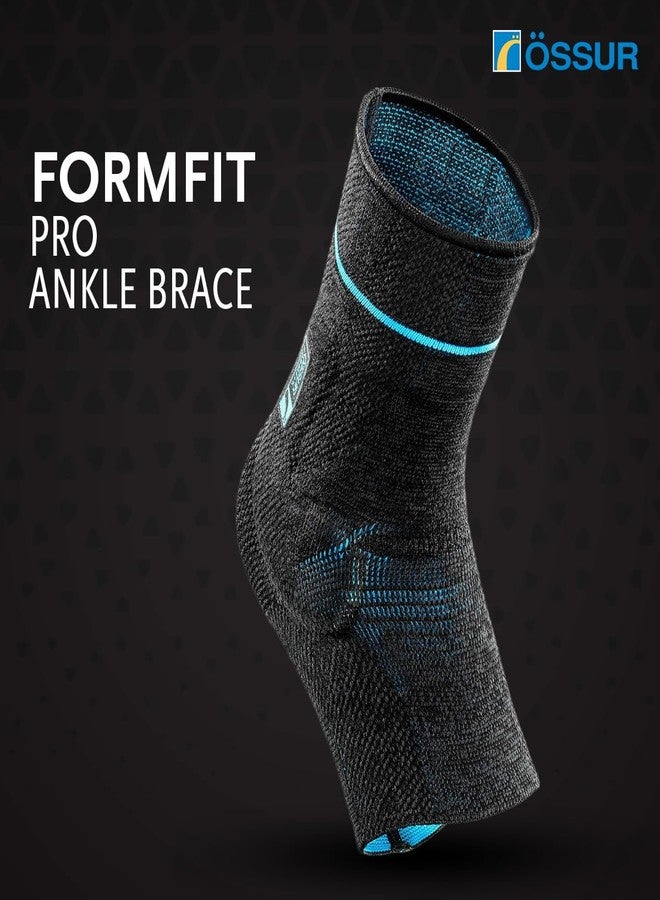 Ossur Össur FormFit® Pro Ankle Sleeve - 3D MotionTech™ Compression, Integrated Malleoli Pads, CoolVent™ Breathability, Secure FoldLock™ System - Ultimate Support & Comfort Right Large - Image 2