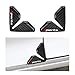 FSTURIOS 2PCS Car Door Protector Edge Guards Carbon Fiber AntiCollision Auto Door Corner Protector AntiRub Trim Sticker Front Do or Corner Decoration for Cars Trucks SUVs Black Sport - Image 2