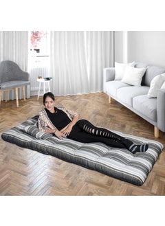 AGLA KADAM AGLA KADAM Mattress Foldable Single Bed Cotton Gadda Floor Sleeping Mattriess Hostel Guest Lightweight Mat Small Single 3 x 6 Feet  - Image 2