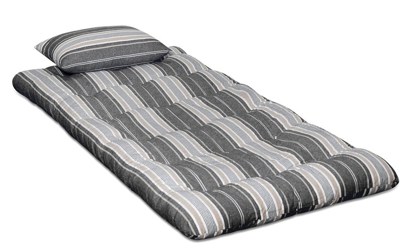 AGLA KADAM AGLA KADAM Mattress Foldable Single Bed Cotton Gadda Floor Sleeping Mattriess Hostel Guest Lightweight Mat Small Single 3 x 6 Feet - Image 1