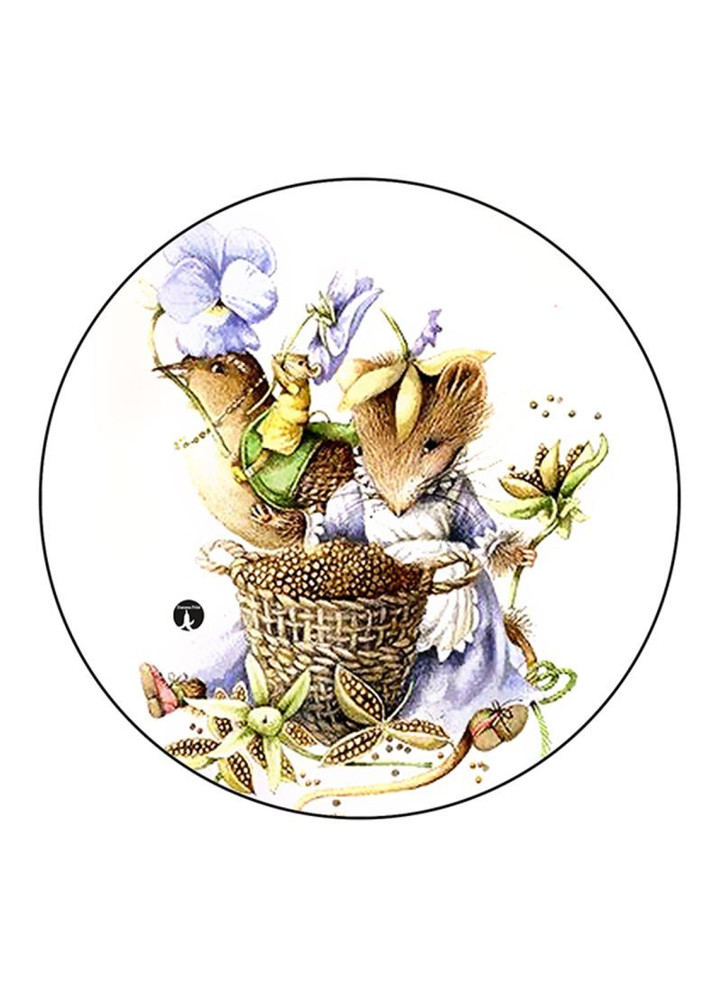 RKN Vintage Art Printed Fridge Magnet Multicolour - Image 2