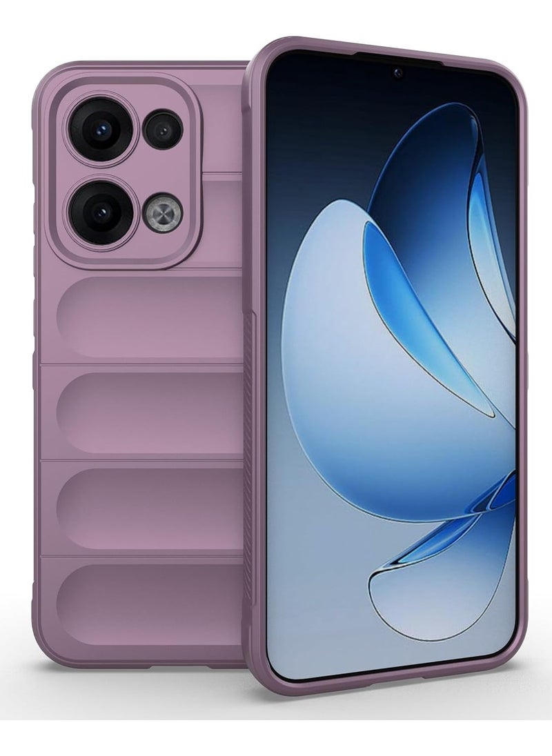 Generic Phone case cover Magic Shield TPU + Silicone Shockproof Phone Case For  Oppo Reno 13 5G (Purple)  - Image 1