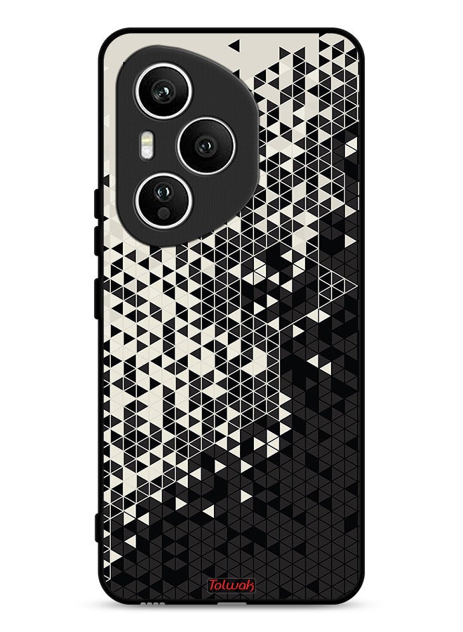 Tolwak Honor 400 Pro Protective Case Cover Pattern Digital Art Triangle - Image 1