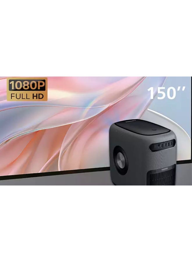 Philips NeoPix 950 Smart Projector, 150" in True FULL HD 1080p, Innovative 2LCD Technology, 2x12 Watts Stereo Speakersm, Google TV Streaming Device, NPX950/INT NPX950/INT black - Image 2