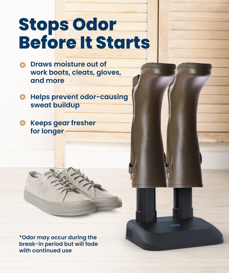 Everlasting Comfort Boot Dryer for Work Boots â€“ Easy-to-Use, Silent & Energy-Efficient Boot Warmer and Shoe Dryer for Sneakers, Electric Fanless Convection Design to Reduce Odor (1 Pair) - Image 2