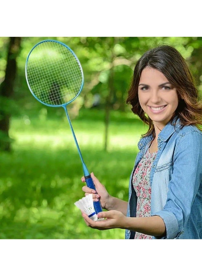 Arabest Badminton Set 2 Player Badminton Rackets Lightweight Badminton Racquet with 3 Shuttlecocks and 1 Carrying Bag, Badminton Backyard Games for Outdoor, Garden, Beach, Family Fun Game - Image 3