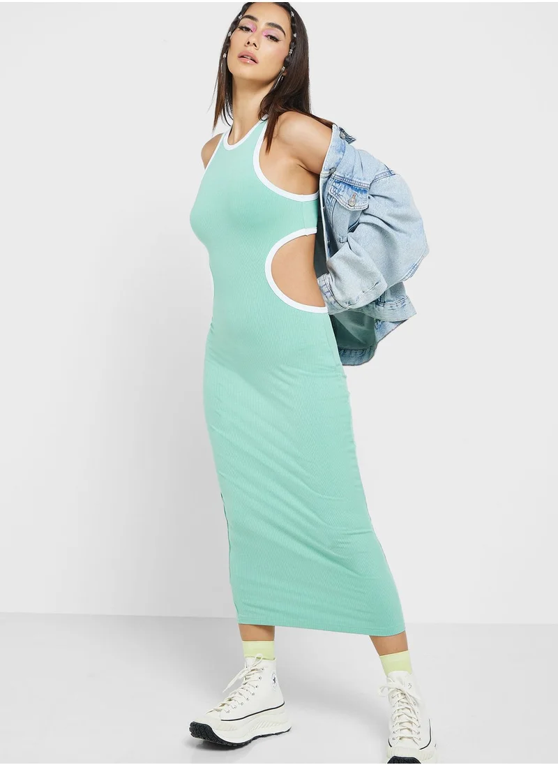 Ginger Urban Minx Dress With Waist Cutout