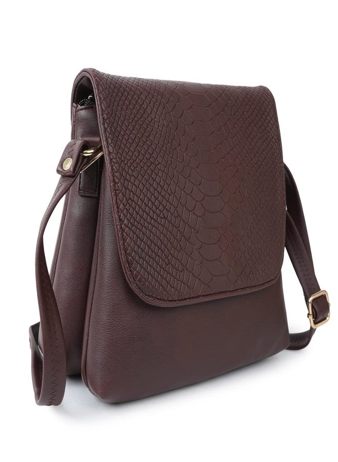 NORVE Synthetic Leather Classy Trendy Unique Design Daytrip Crossbody Slingbag For Women - Image 1