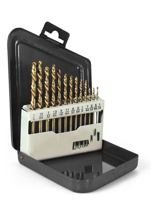NIBEMINENT 13-Piece Drill Bit Set Multicolour 13 x 1.8 8.5cm - Image 1